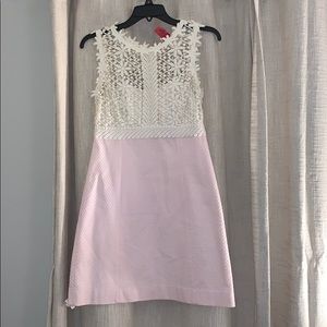 Lilly Pulitzer Lace and Light Pink Dress